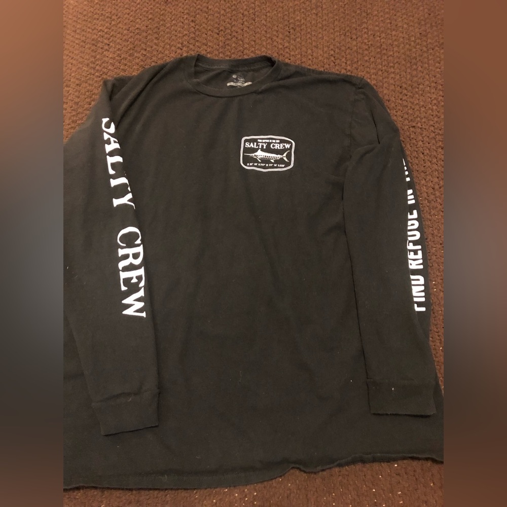 Salty crew long sleeve shirt 2x more like XL great condition